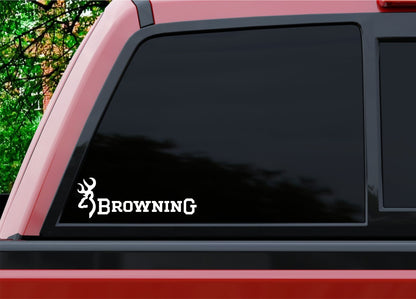 Browning decal, sticker, hunting fishing decal, car sticker b