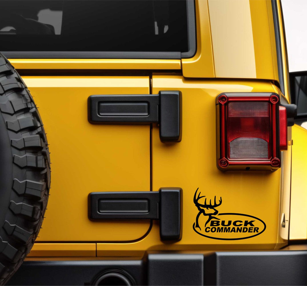 Buck Commander decal, sticker, hunting fishing decal, car sticker