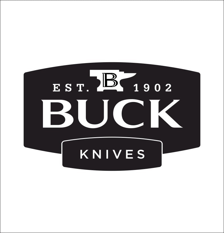 Buck Knives decal, sticker, hunting fishing decal, car sticker
