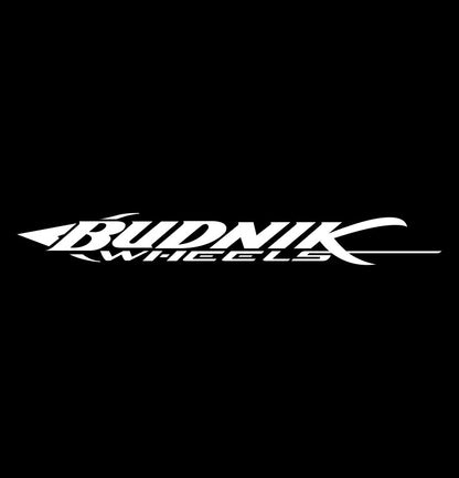Budnik wheels decal, sticker, performance decal, car sticker