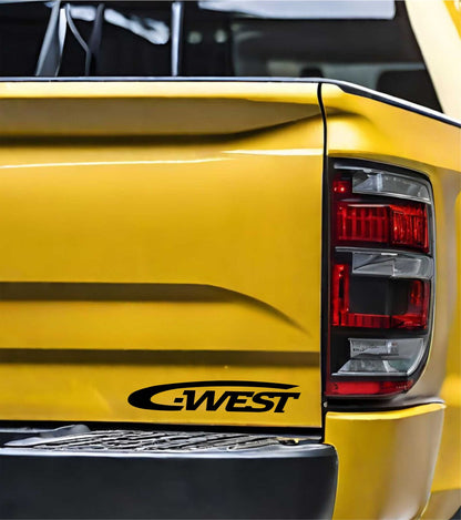 C-West decal, sticker, performance decal, car sticker
