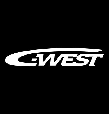 C-West decal, sticker, performance decal, car sticker