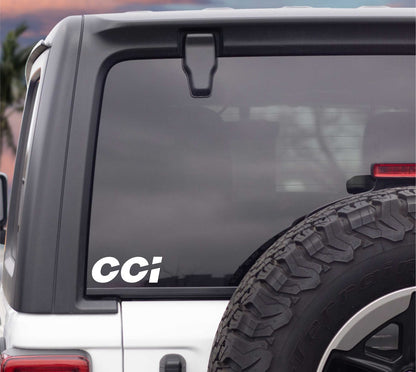 CCI Ammunition decal, firearms decal sticker