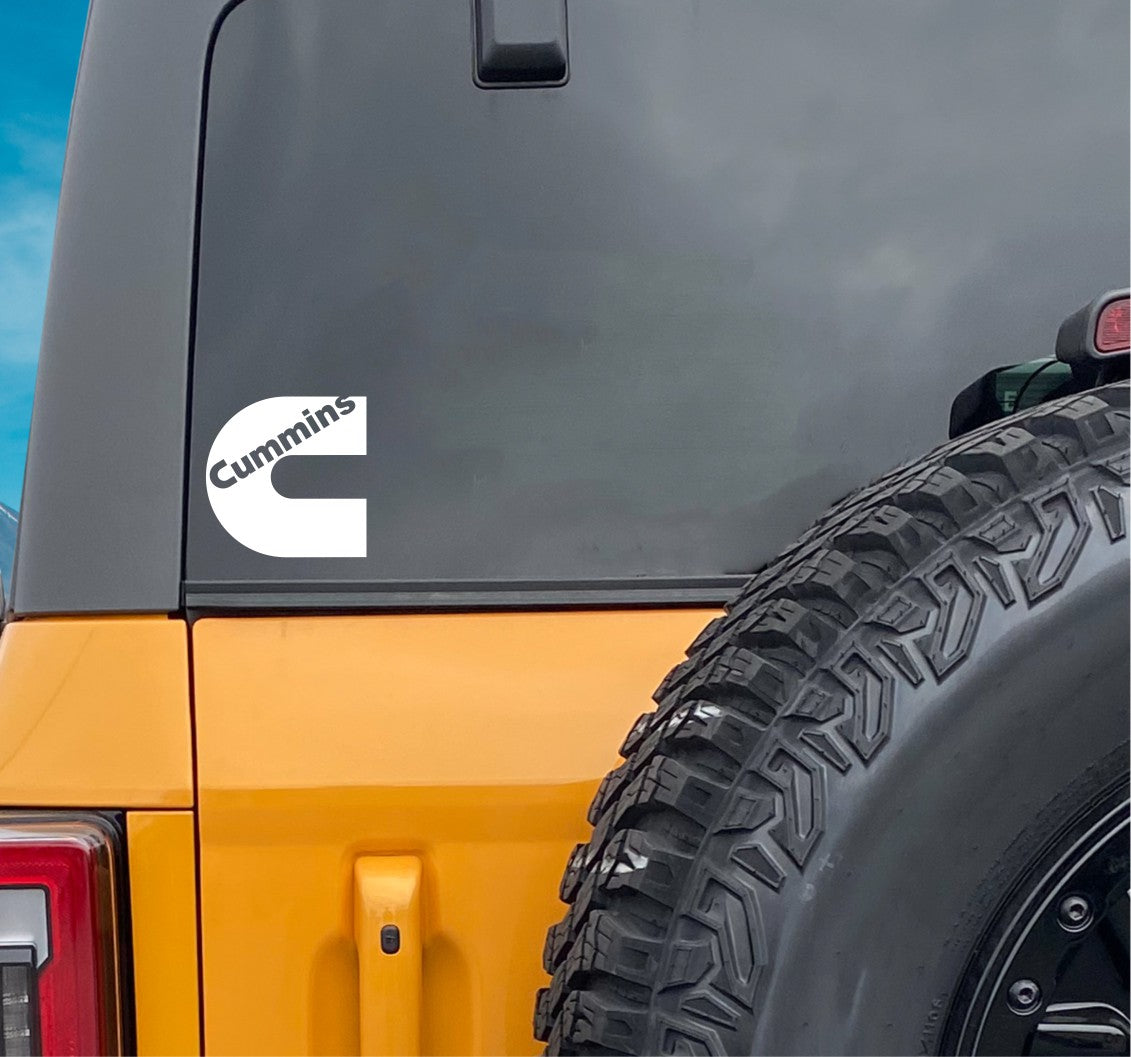 Cummins decal, performance decal, sticker