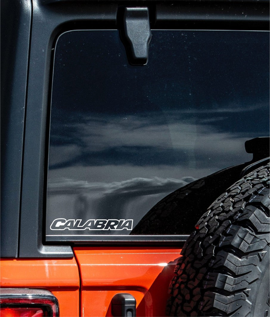 Calabria Boats decal, sticker, hunting fishing decal, car sticker