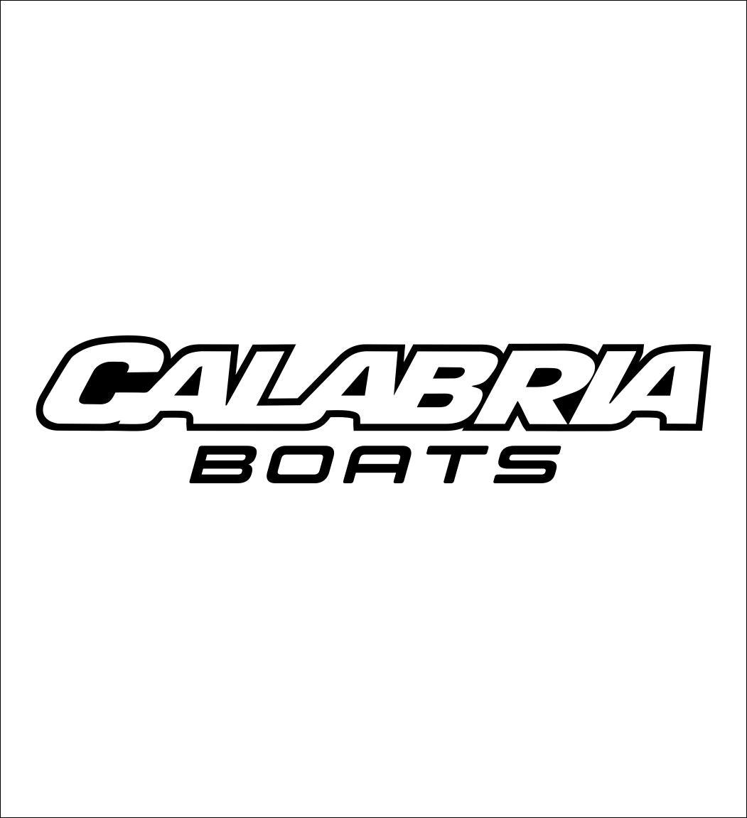 Calabria Boats decal, sticker, hunting fishing decal, car sticker b