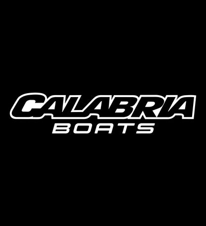 Calabria Boats decal, sticker, hunting fishing decal, car sticker b