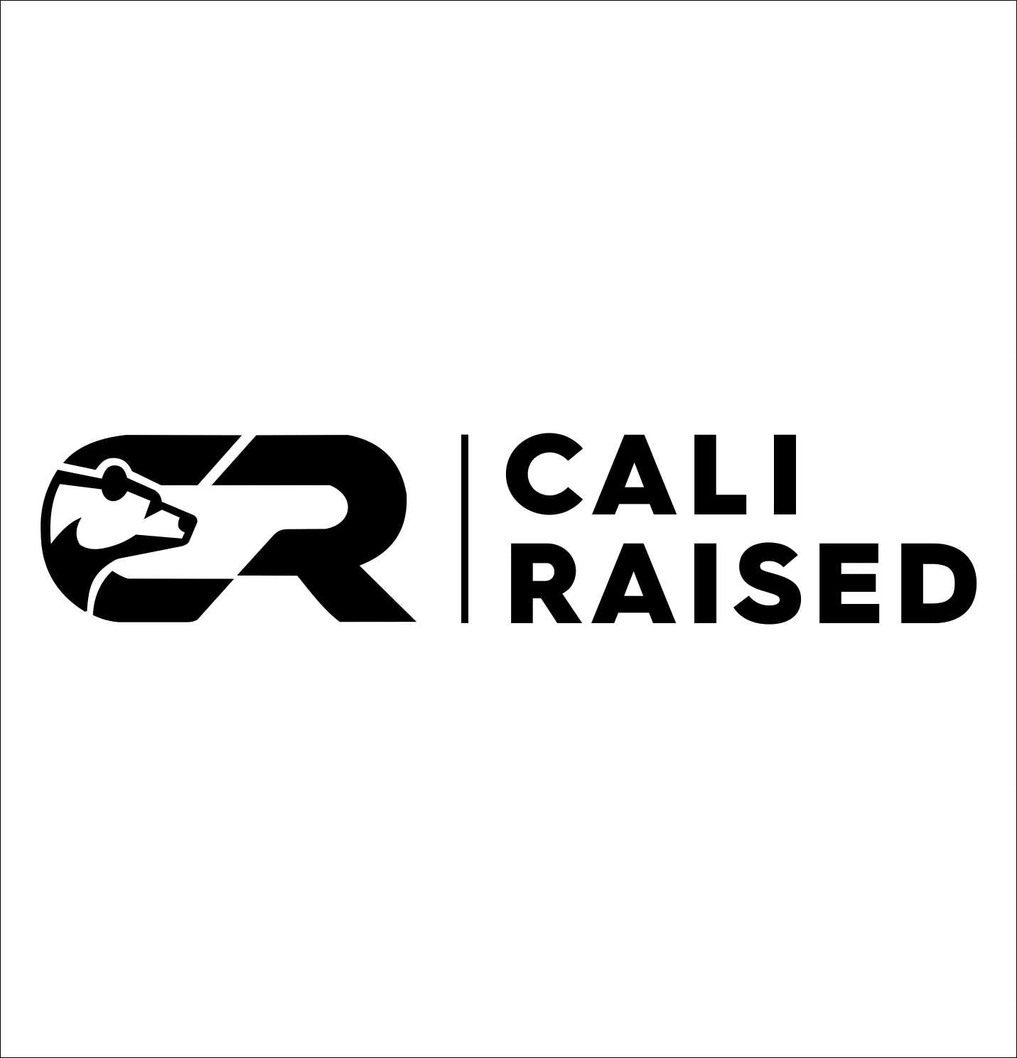 Cali Raised decal, sticker, performance decal, car sticker
