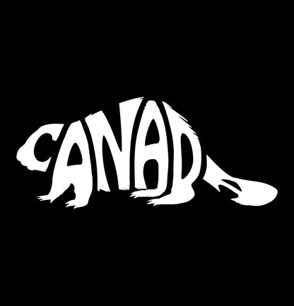 Canada beaver decal, stickerCanada, canadian patriotic decal, car sticker