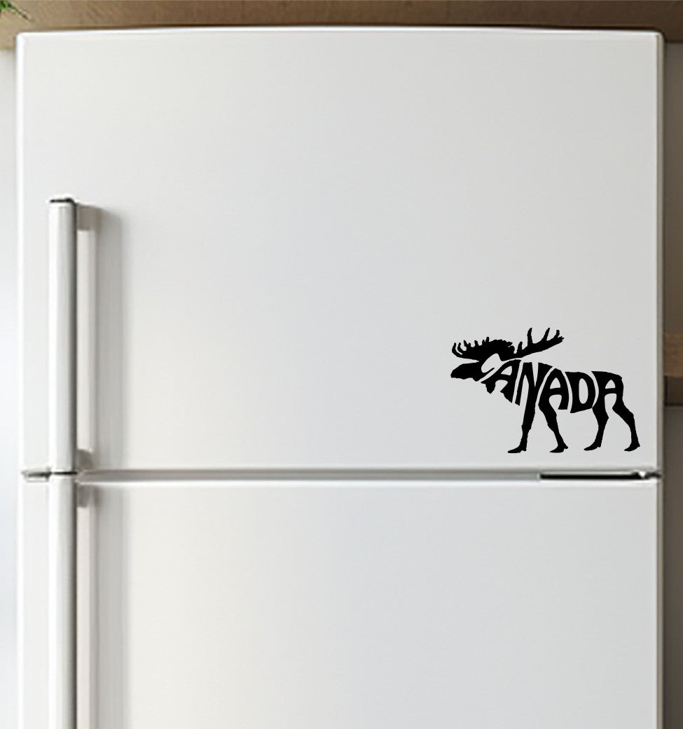 Canada moose decal, sticker , Canada, canadian patriotic decal, car sticker