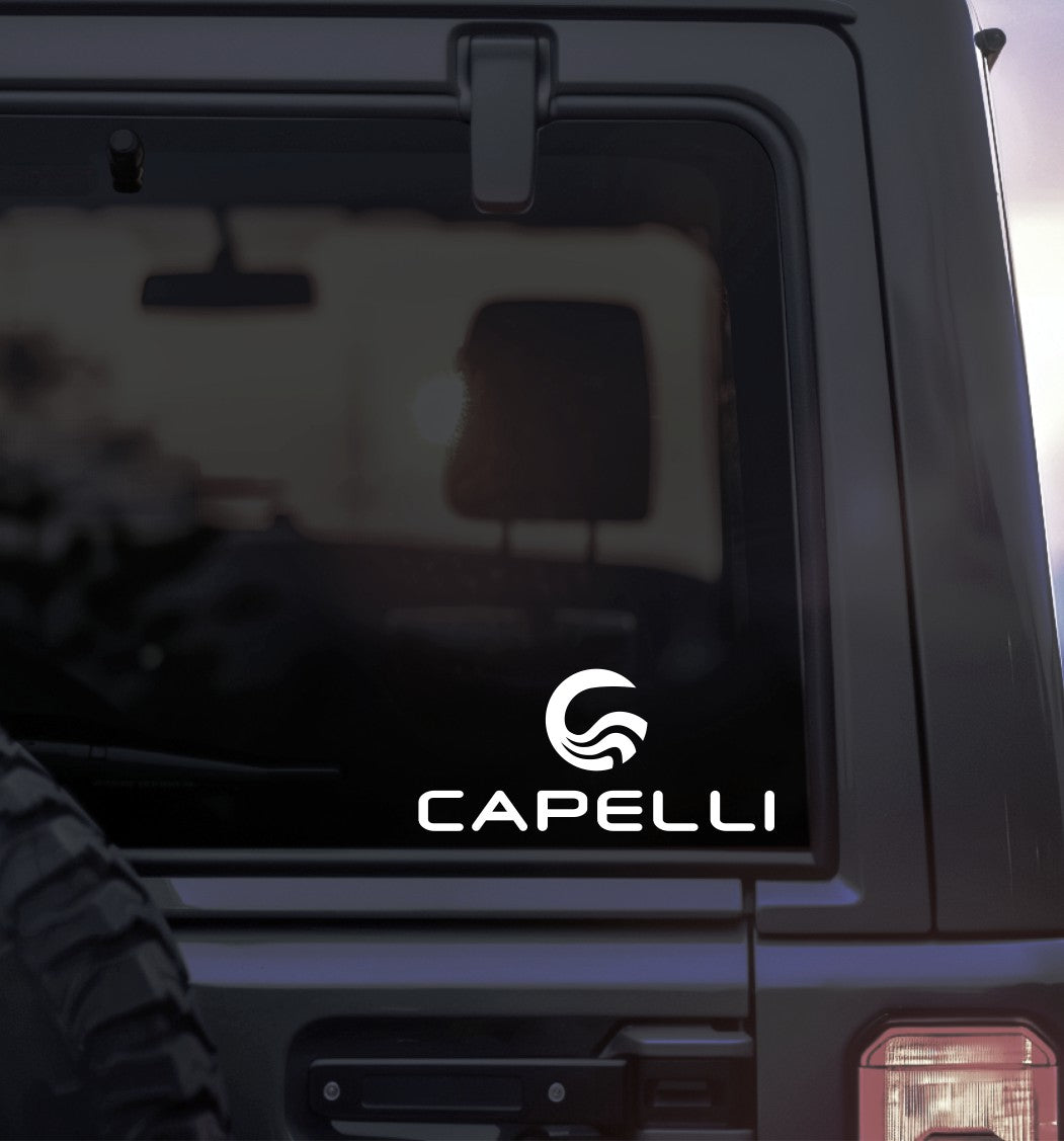 Capelli Boats decal, sticker, fishing hunting decal, car sticker