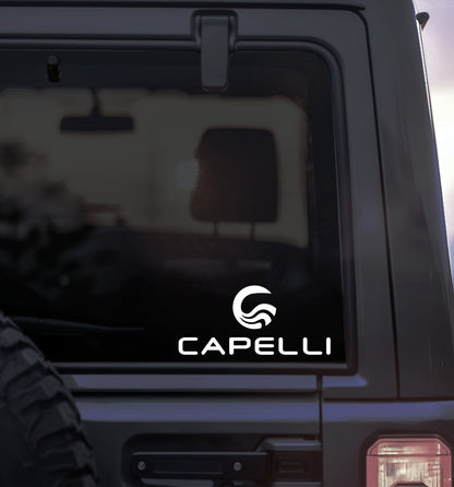 Capelli Boats decal, sticker, fishing hunting decal, car sticker