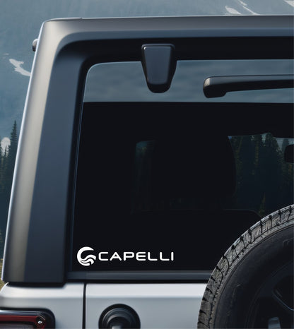 Capelli Boats decal, sticker, fishing hunting decal, car sticker b