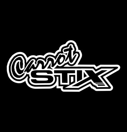 Carrot Stix decal, sticker, hunting fishing sticker, car decal