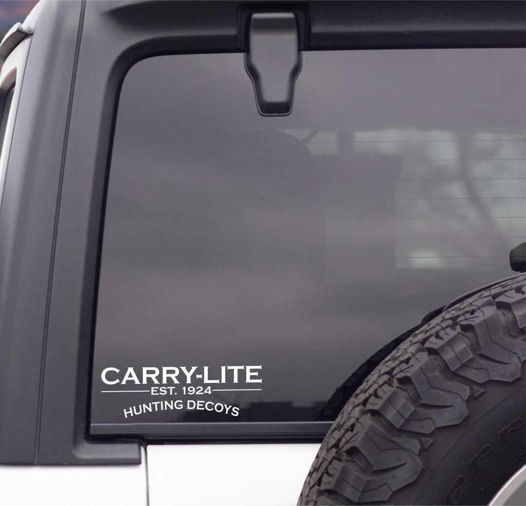 Carry Lite Decoys decal, sticker, hunting fishing sticker, car decal