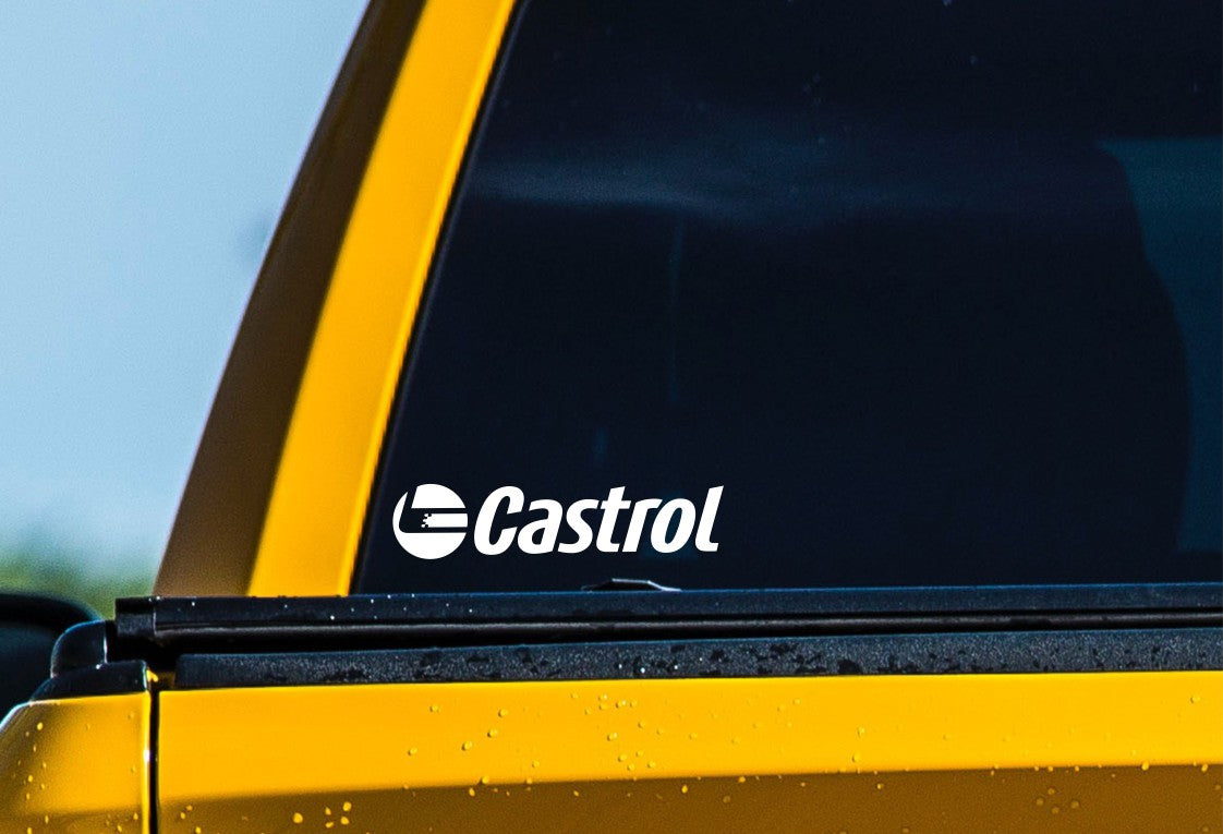 Castrol decal, sticker, performance decal, car sticker b