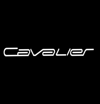 Cavalier decal performance decal sticker