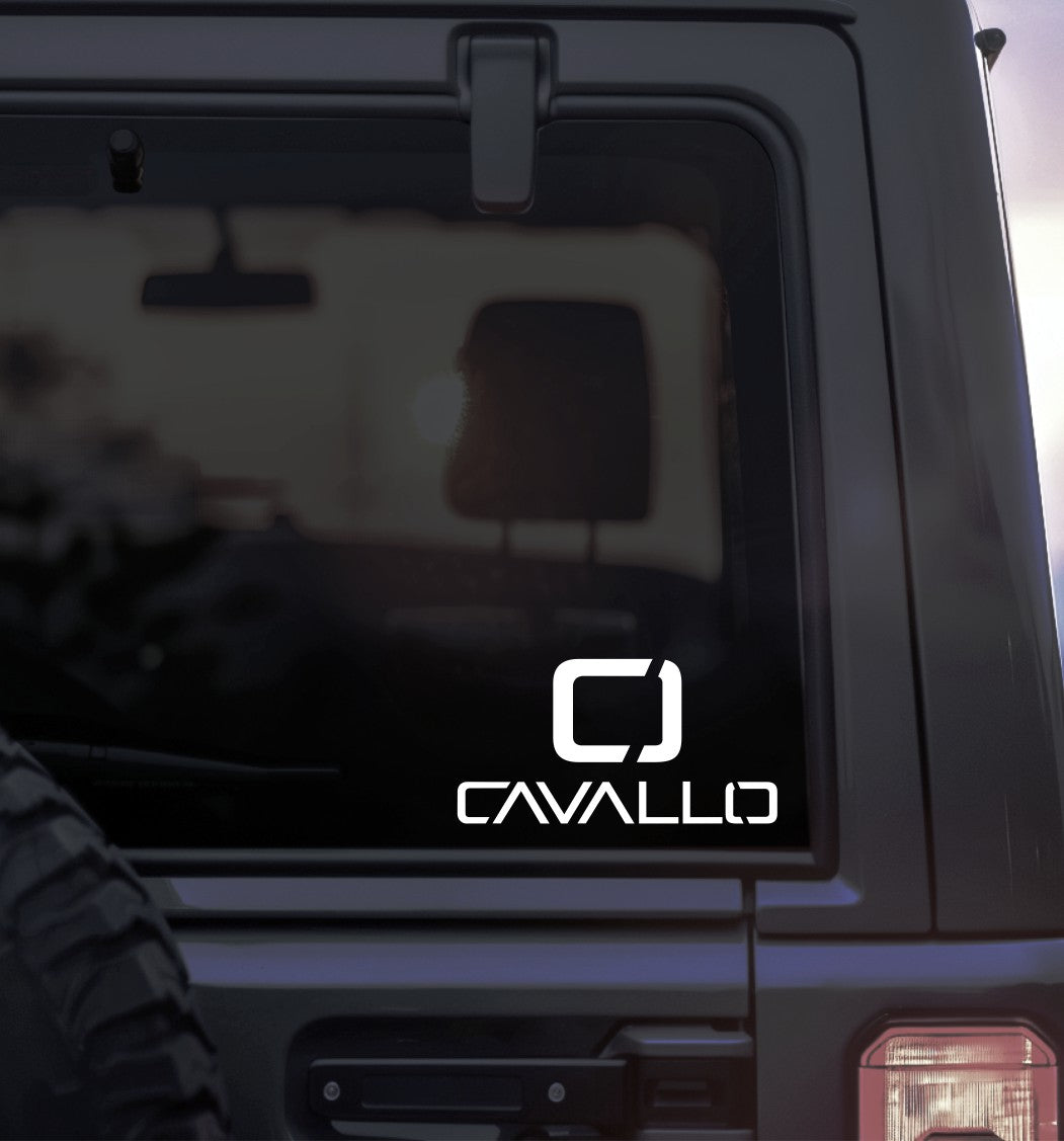 Cavallo Wheels decal, sticker, performance decal, car sticker
