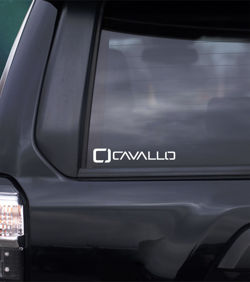 Cavallo Wheels decal, sticker, performance decal, car sticker b