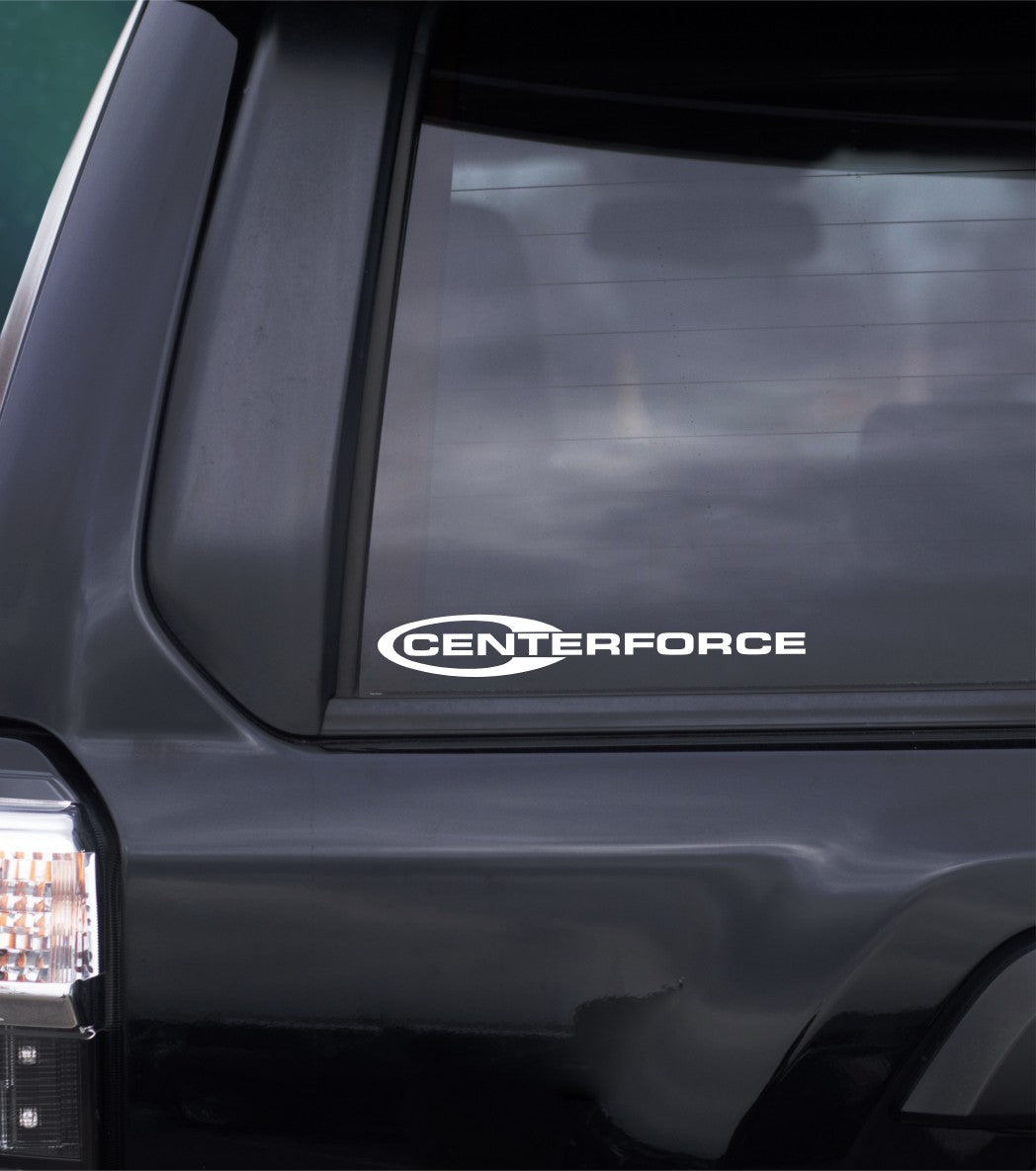 Centerforce decal, sticker, performance decal, car sticker
