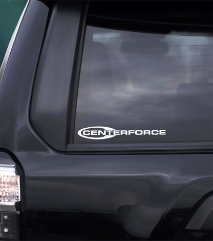Centerforce decal, sticker, performance decal, car sticker