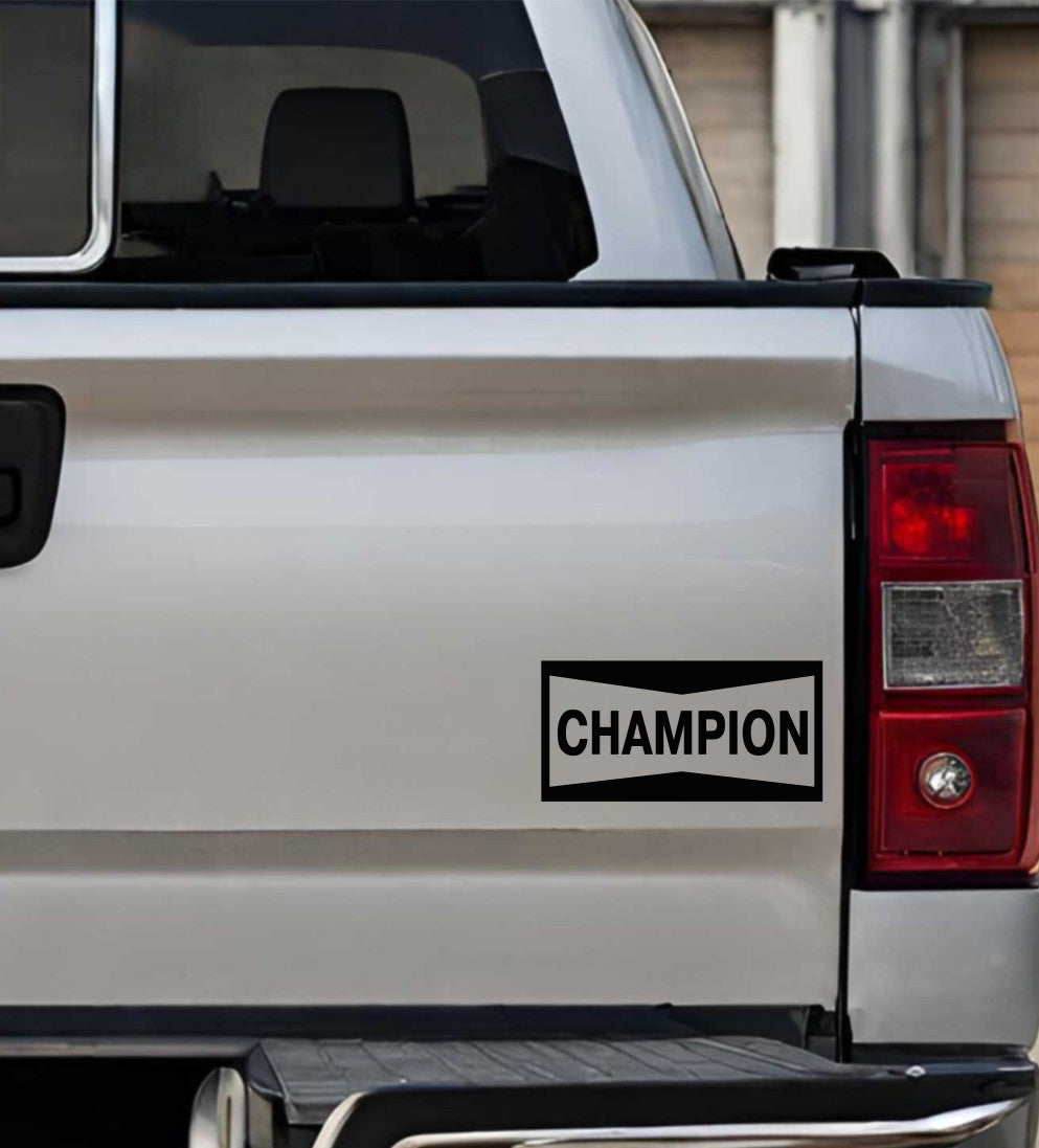 Champion decal, sticker, performance decal, car sticker