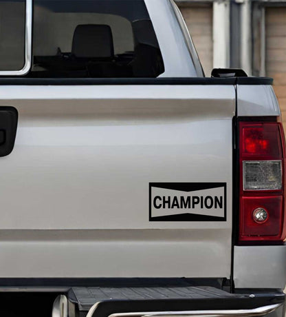Champion decal, sticker, performance decal, car sticker