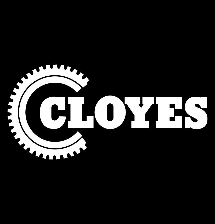 Cloyes gear decal, sticker, performance decal, car sticker