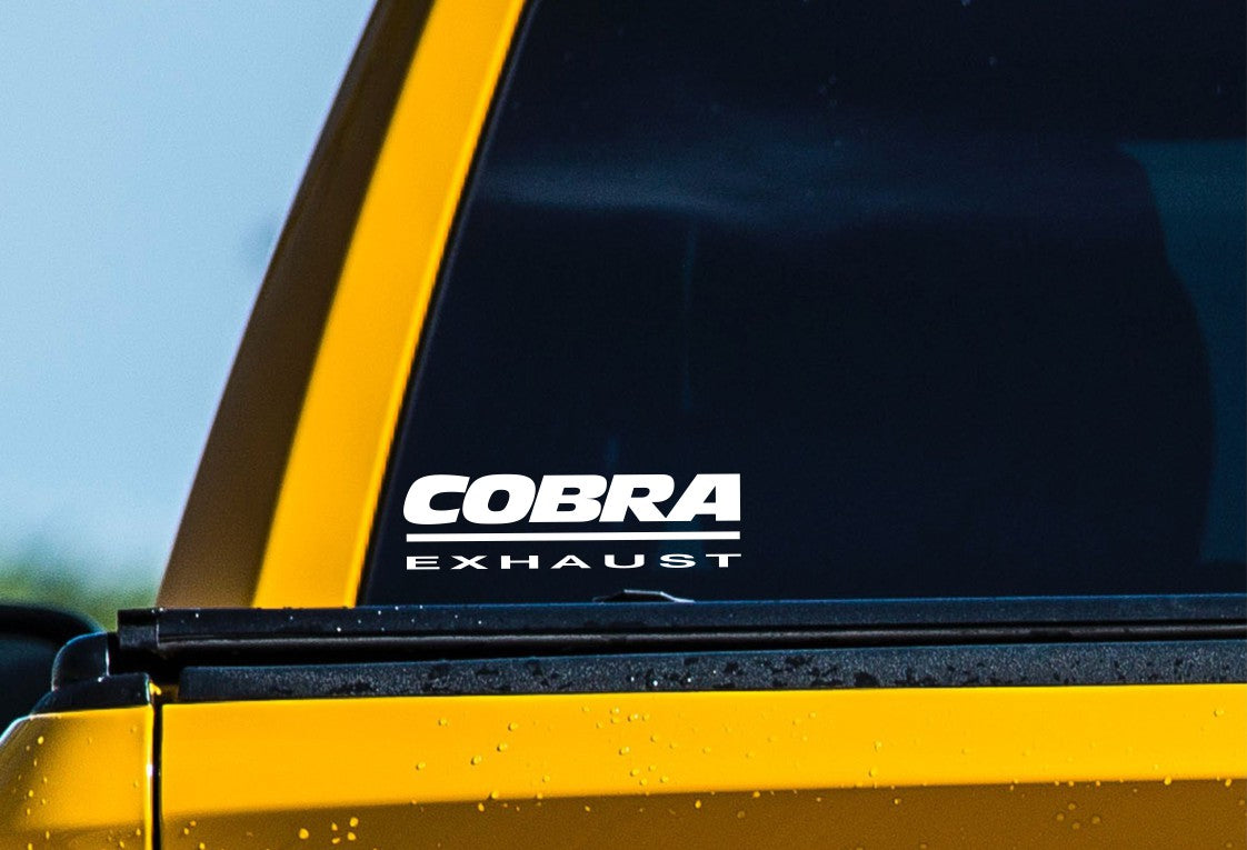Cobra Exhaust decal, sticker, performance decal, car sticker 
