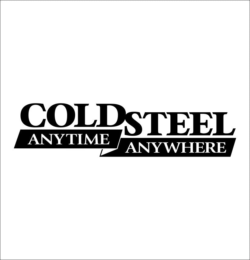 Cold Steel decal, sticker, fishing hunting decal, car sticker