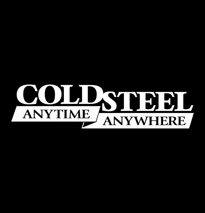 Cold Steel decal, sticker, fishing hunting decal, car sticker