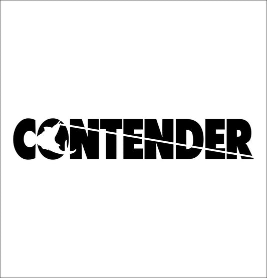 Contender boats decal, sticker, fishing hunting decal, car sticker