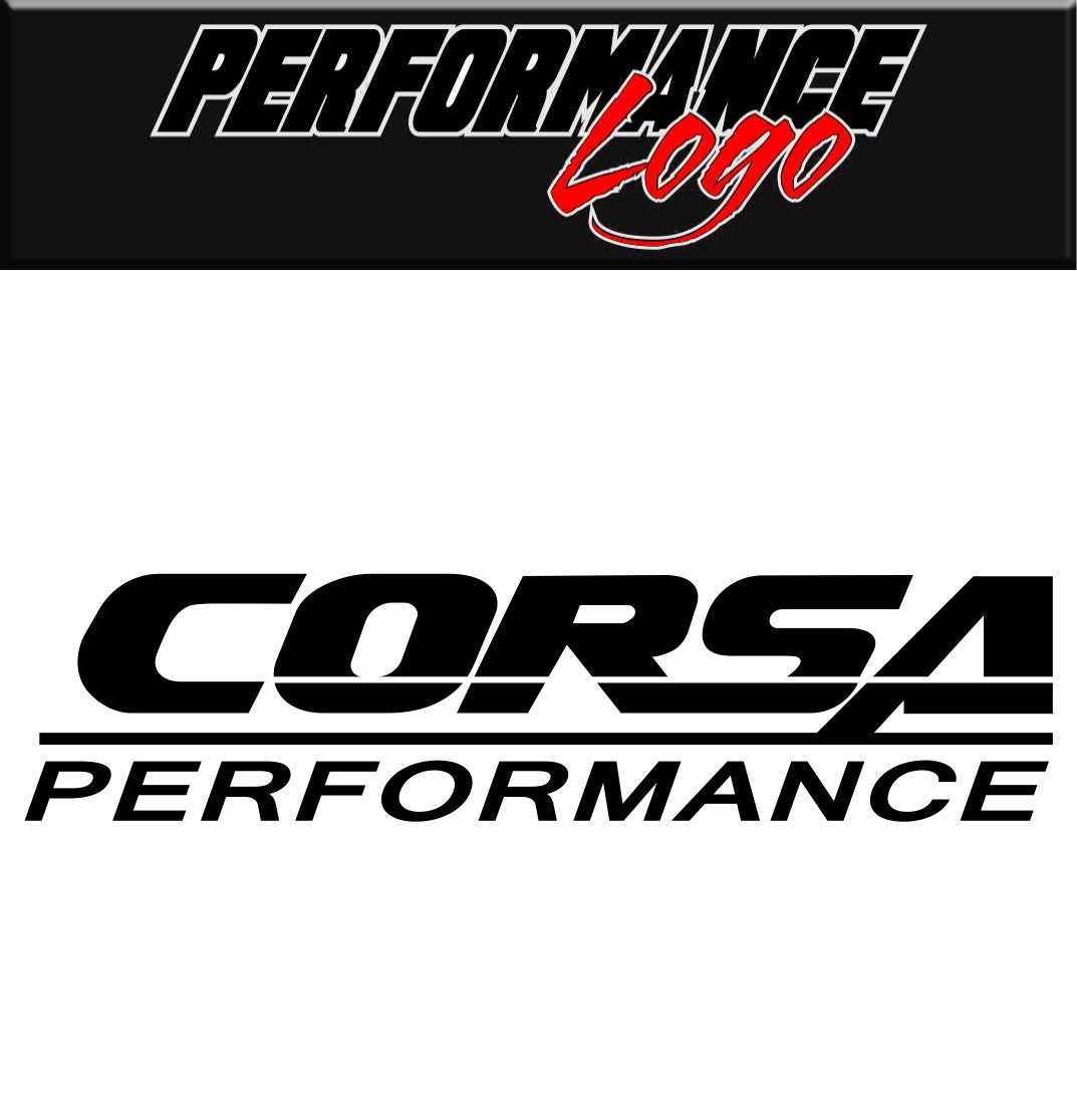 Corsa Exhausts decal, sticker, performance decal, car sticker b