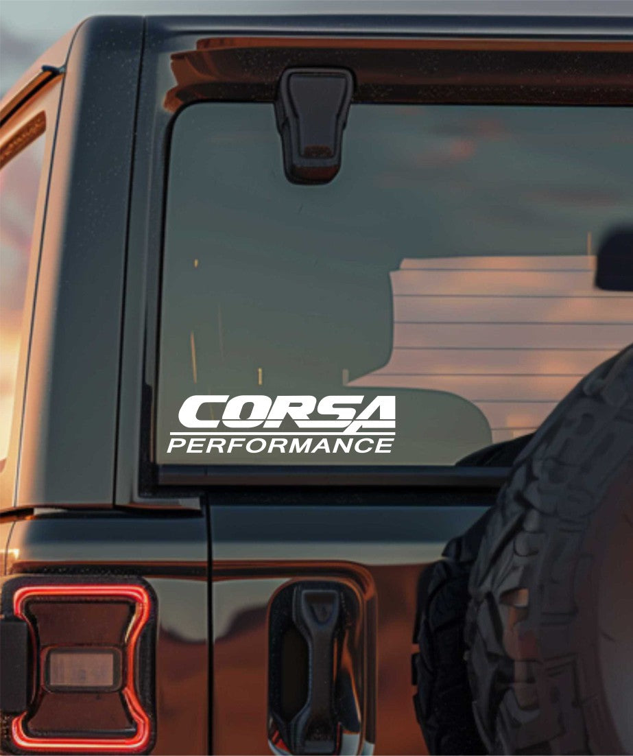 Corsa Exhausts decal, sticker, performance decal, car sticker b