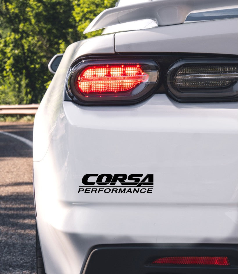 Corsa Exhausts decal, sticker, performance decal, car sticker b