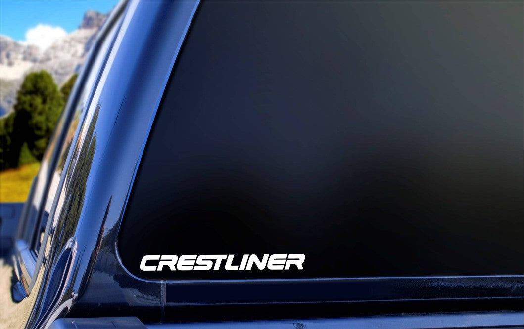 Crestliner decal, sticker, hunting fishing decal, car sticker