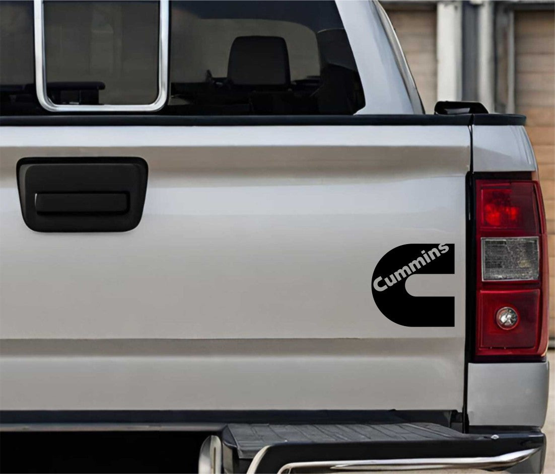 Cummins decal, sticker, performance decal, sticker, car sticker