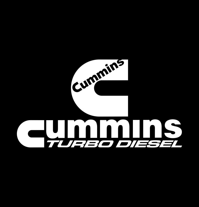 Cummins decal, sticker, performance decal, sticker, car sticker b