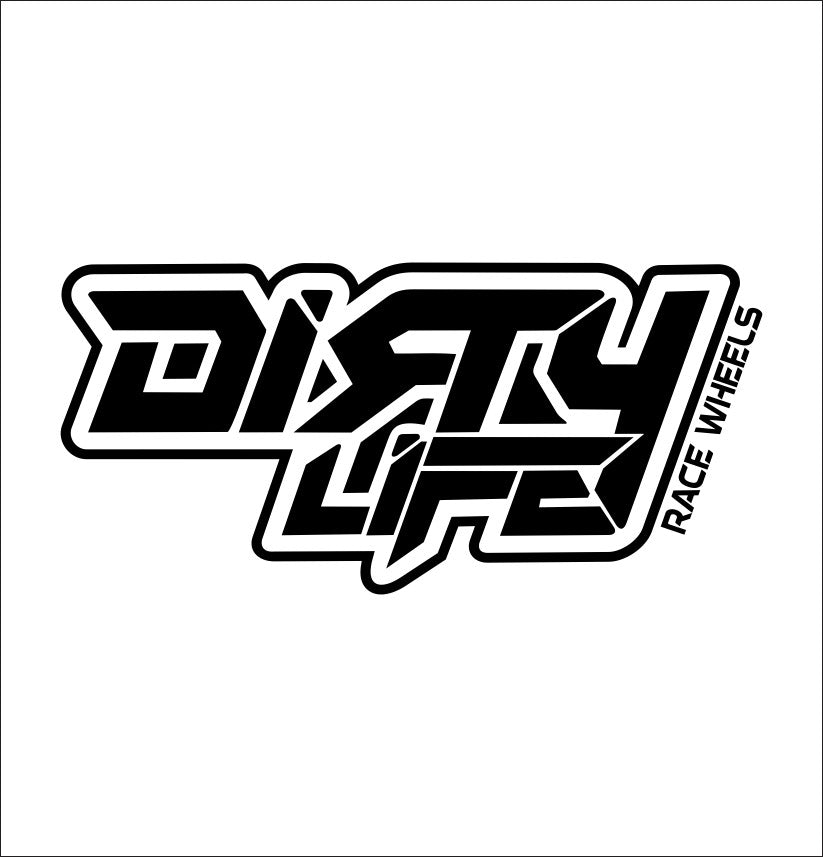 Dirty Life Wheels decal, sticker, performance decal, car sticker