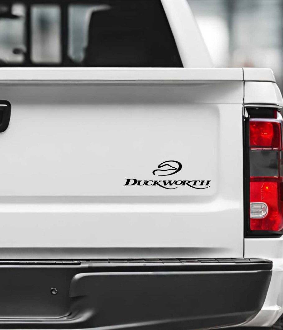 Duckworth decal, sticker, hunting fishing decal, car sticker