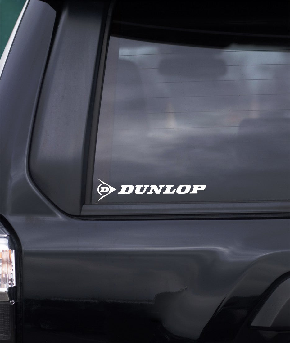 Dunlop decal, sticker, performance decal, car sticker