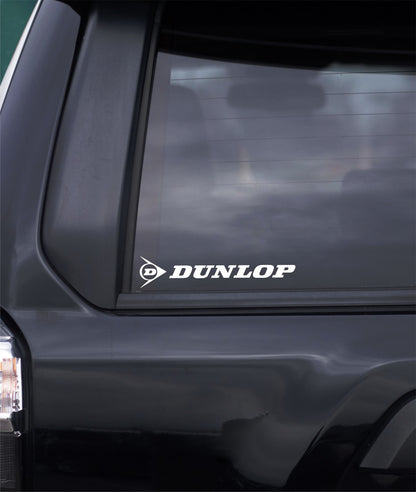 Dunlop decal, sticker, performance decal, car sticker
