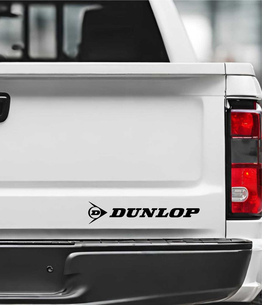 Dunlop decal, sticker, performance decal, car sticker