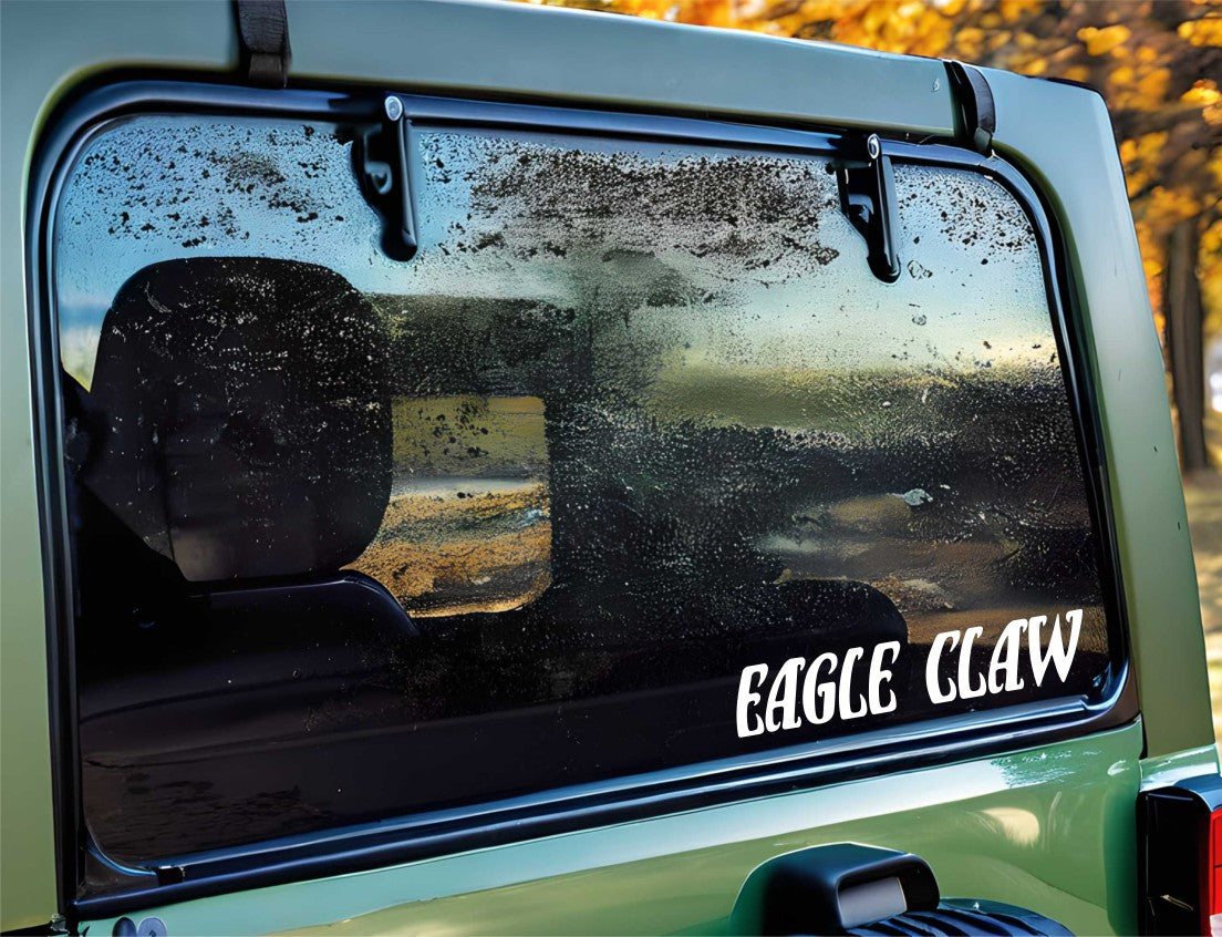 Eagle Claw decal, sticker, hunting fishing decal, car sticker
