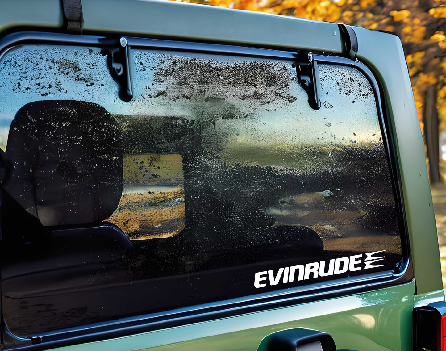 Evinrude decal, sticker, fishing hunting car decal sticker