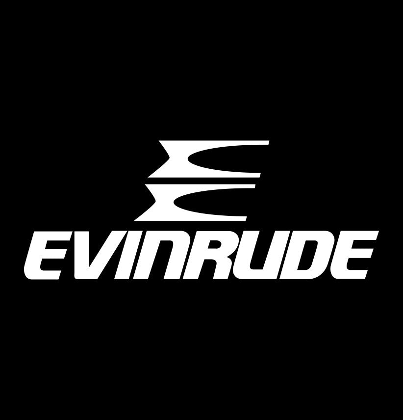 Evinrude decal, sticker, hunting fishing decal, car sticker b