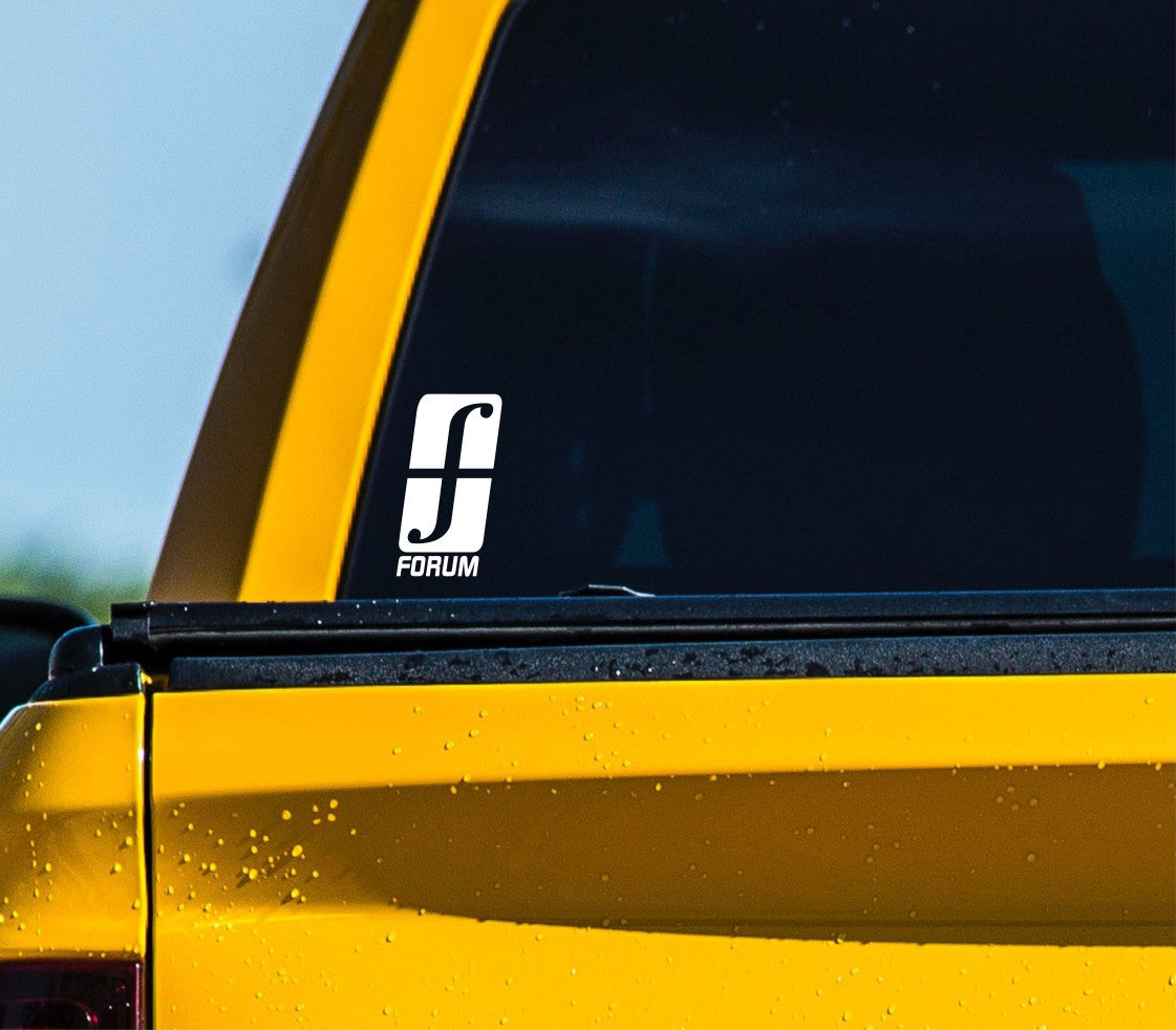 Forum Snowboards decal, ski snowboard, car decal sticker