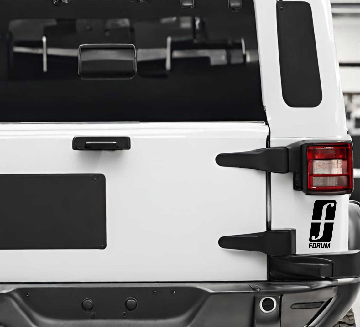 Forum Snowboards decal, ski snowboard, car decal sticker