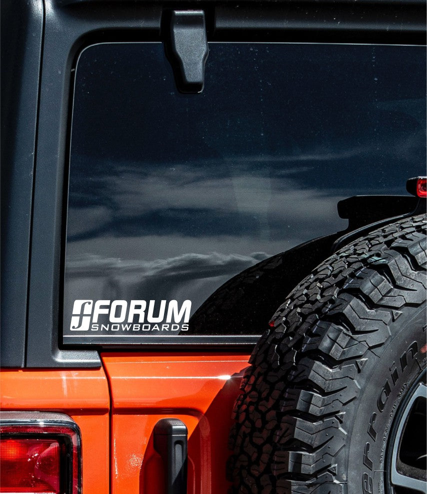 Forum Snowboards decal, ski snowboard, car decal sticker