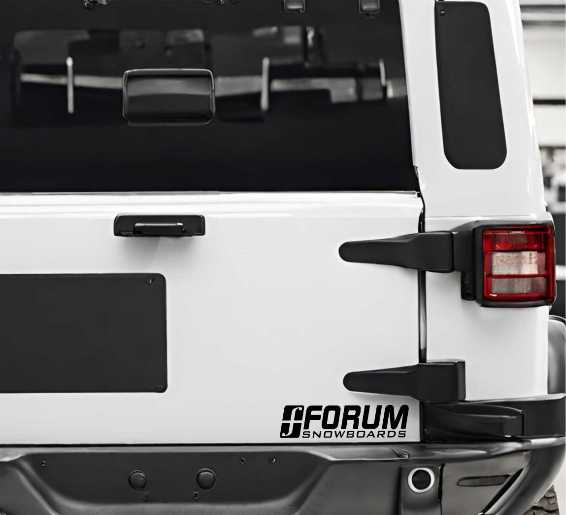 Forum Snowboards decal, ski snowboard, car decal sticker